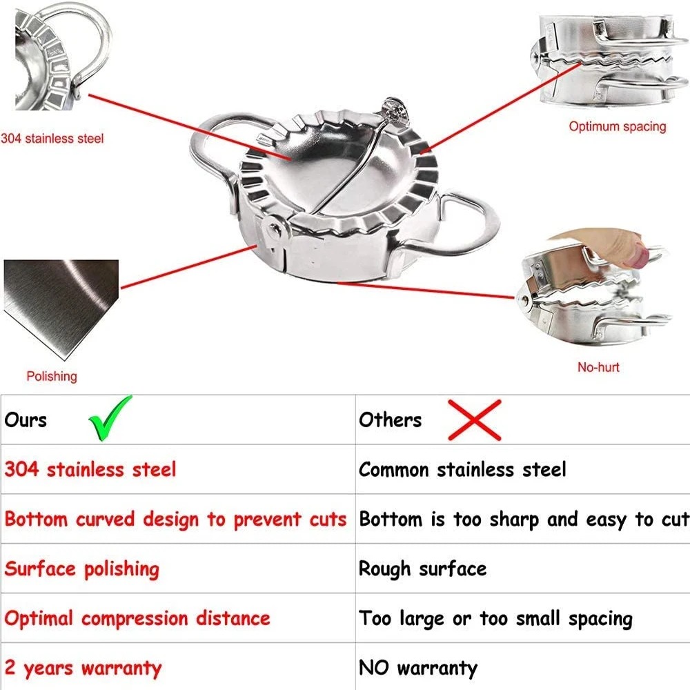 Stainless Steel Dumpling Maker - Commercial Kitchen Products avaliação e preço