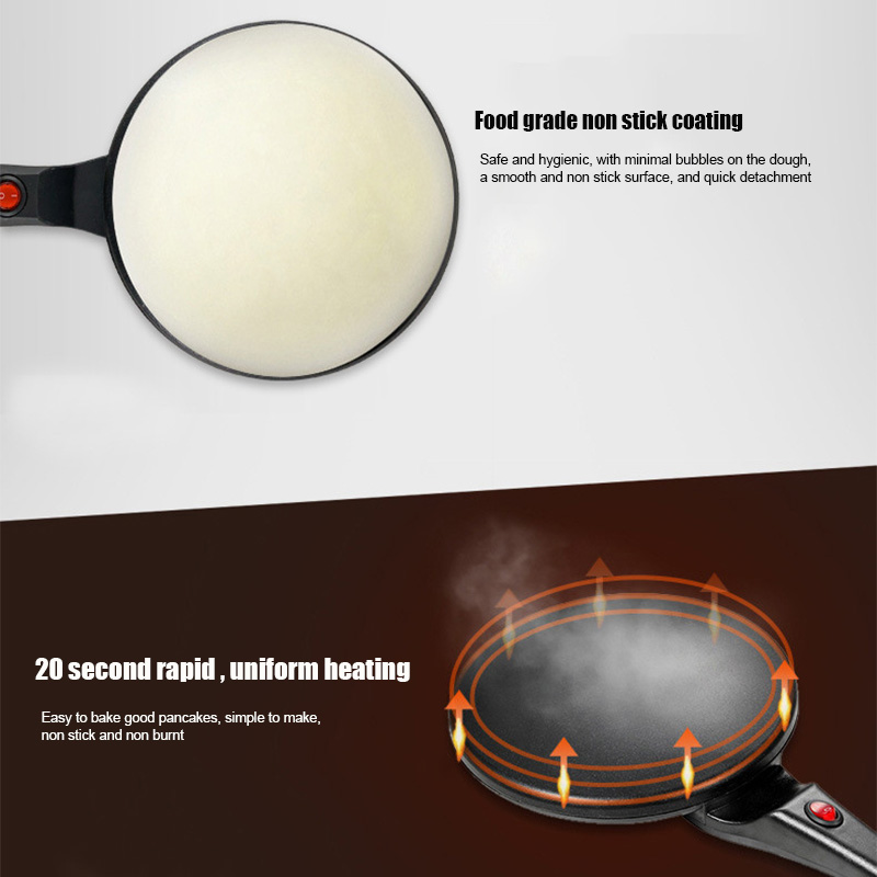 Single-Sided Heating Electric  - Crepe Maker Griddle avaliação e preço