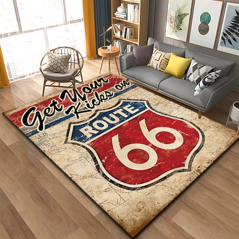 Historic Route 66 Pattern Rug  - Commercial Kitchen Floor avaliação e preço