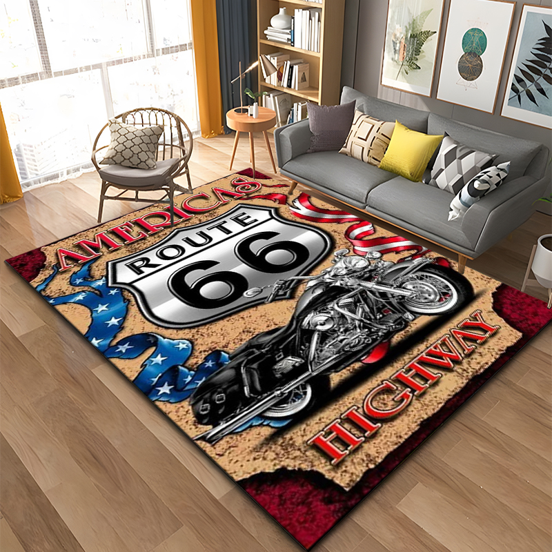 Historic Route 66 Pattern Rug  - Commercial Kitchen Floor avaliação e preço