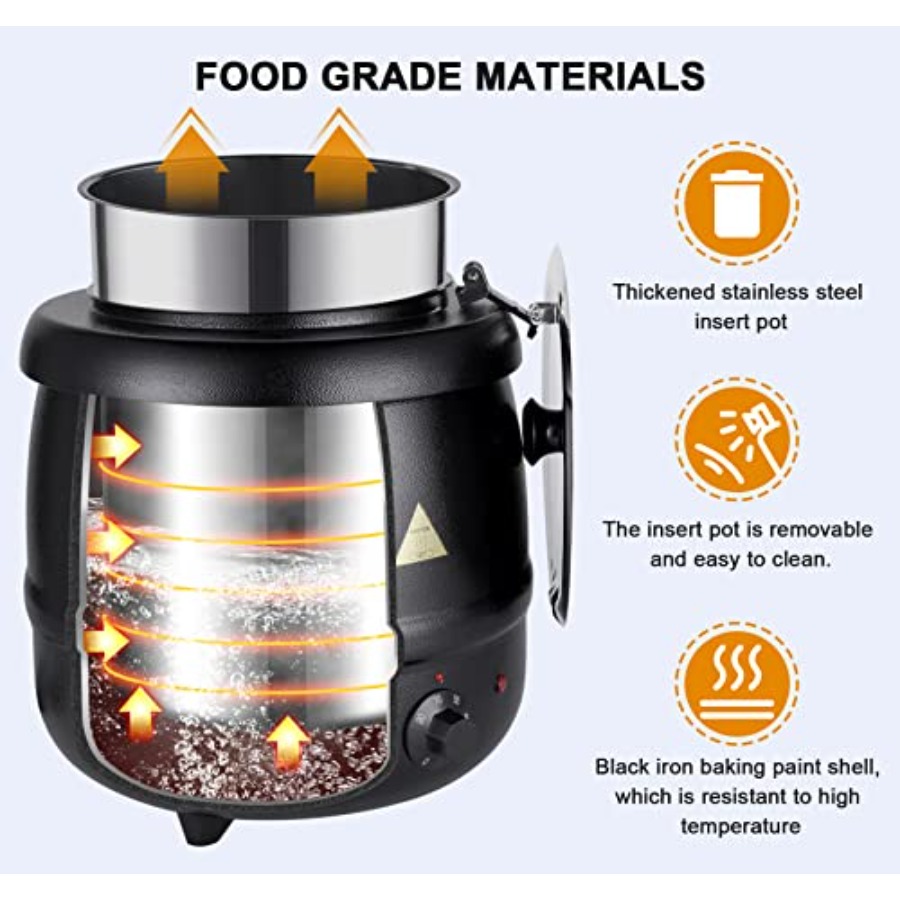 Food Soup Kettle Warmer with L - Soup Kettle Warmer avaliação e preço