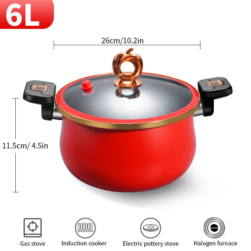 1 Piece 26Cm/10In Large Capaci - Soup Kettle Warmer avaliação e preço