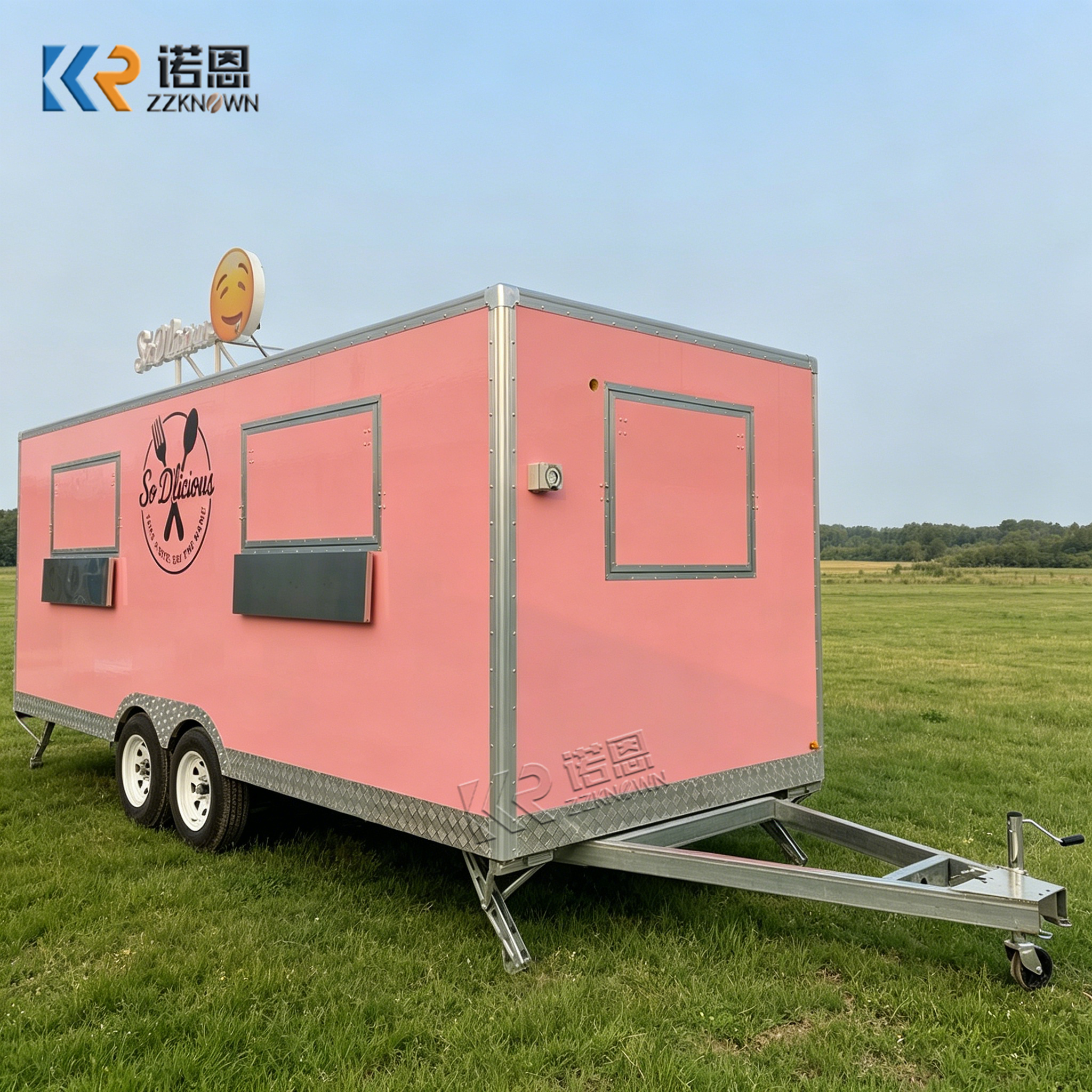 High Quality Food Truck Commer - Commercial Kitchen Trailer avaliação e preço