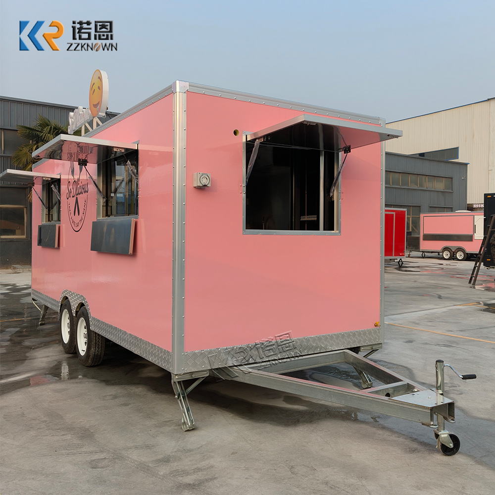 High Quality Food Truck Commer - Commercial Kitchen Trailer avaliação e preço