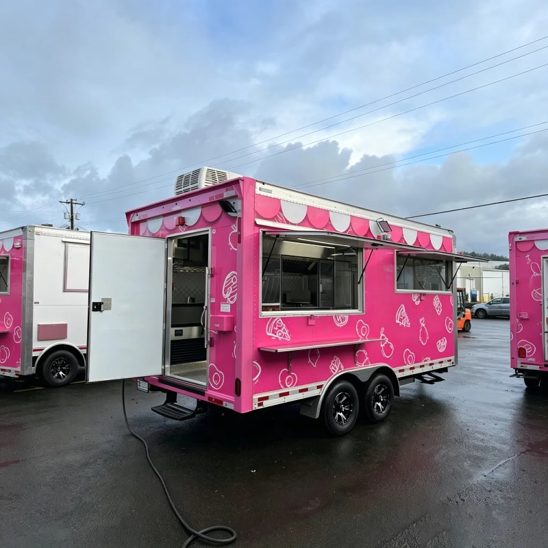 Custom Portable Food Truck Car - Commercial Kitchen Vendor avaliação e preço