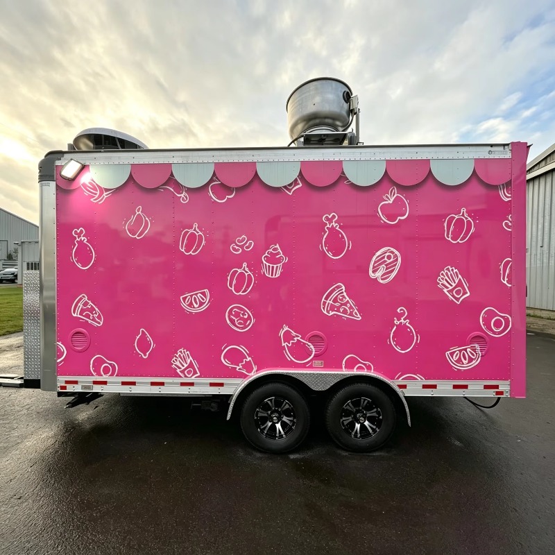 Custom Portable Food Truck Car - Commercial Kitchen Vendor avaliação e preço