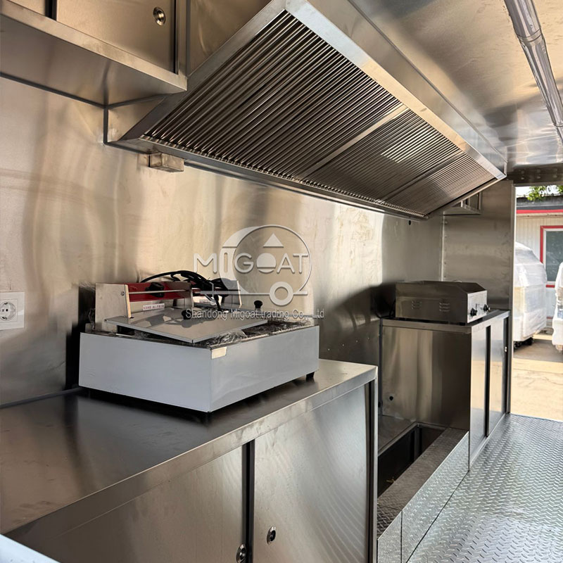 Outdoor Mobile Food Cart Multi - Commercial Kitchen Vendor avaliação e preço