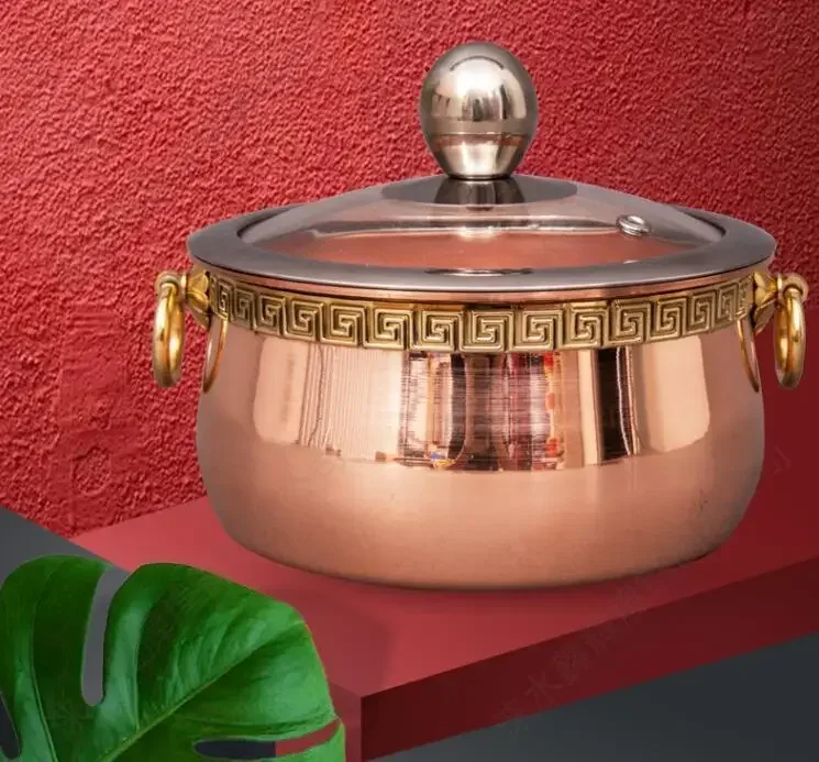 Pure copper thickened restaura - Soup Kettle Warmer avaliação e preço