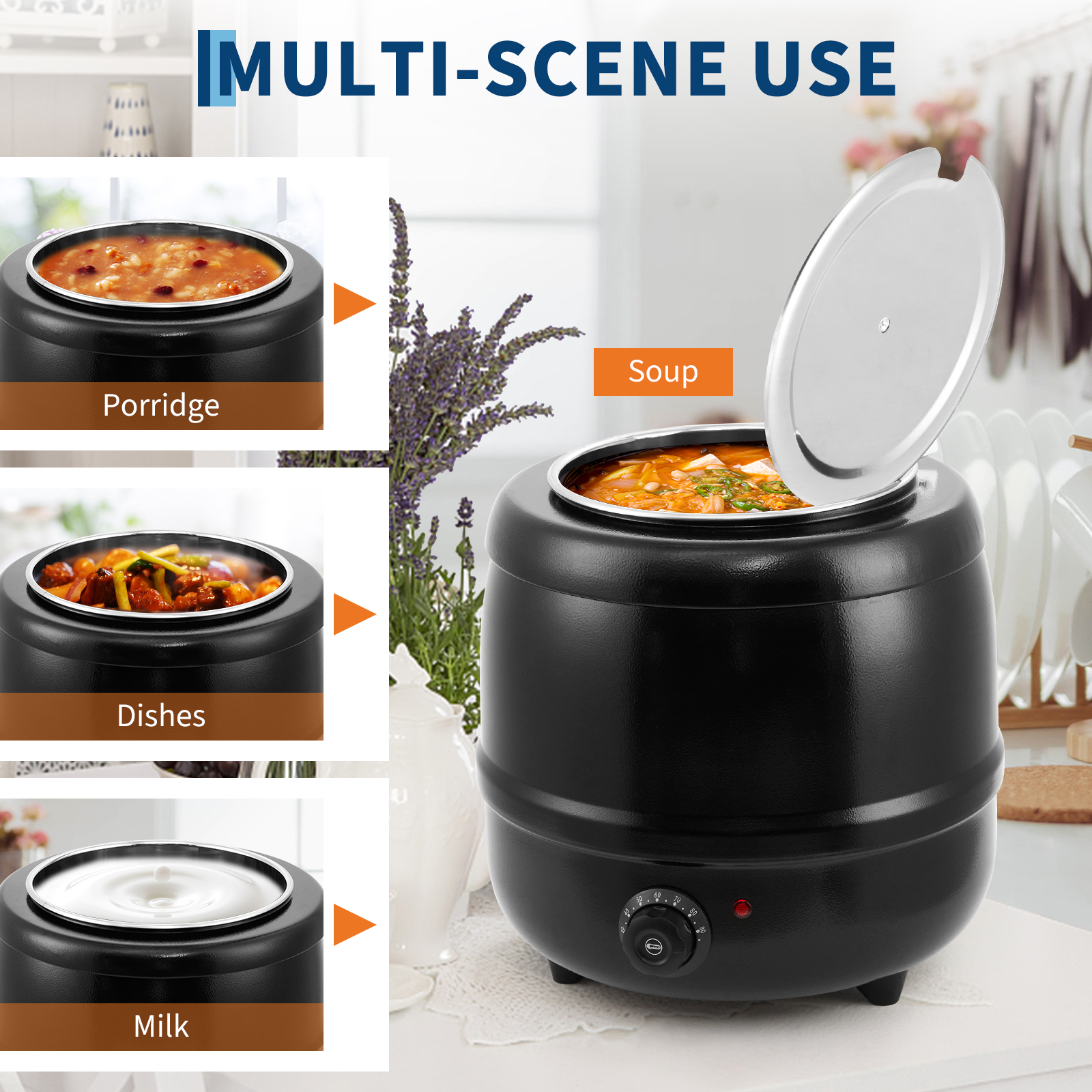 10.5 Quarts Commercial Soup Ke - Soup Kettle Warmer avaliação e preço