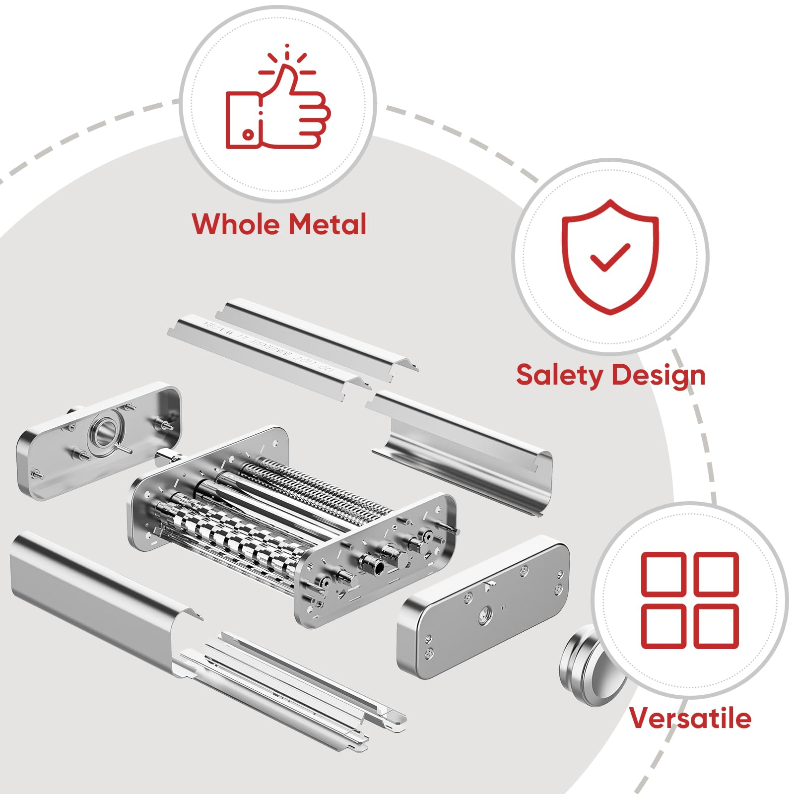 Gvode 3 in 1 Pasta Attachment  - Commercial Kitchen Products avaliação e preço
