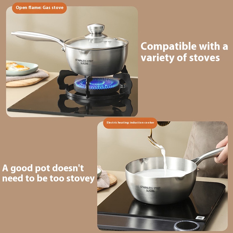 316 stainless steel pot thicke - Soup Kettle Warmer avaliação e preço