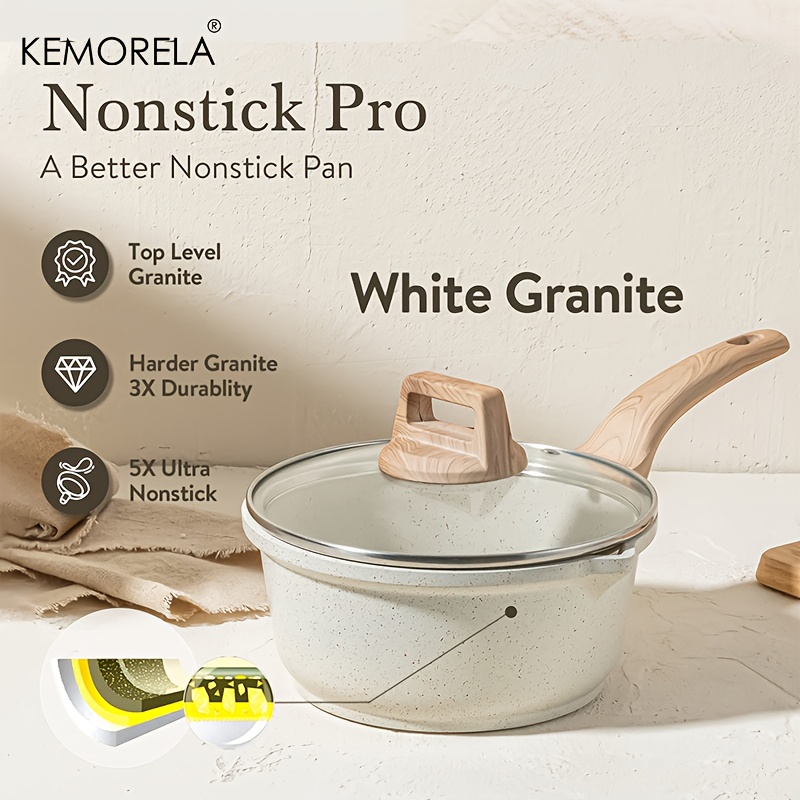 KEMORELA 1PC Nonstick Saucepan - Soup Kettle Warmer avaliação e preço