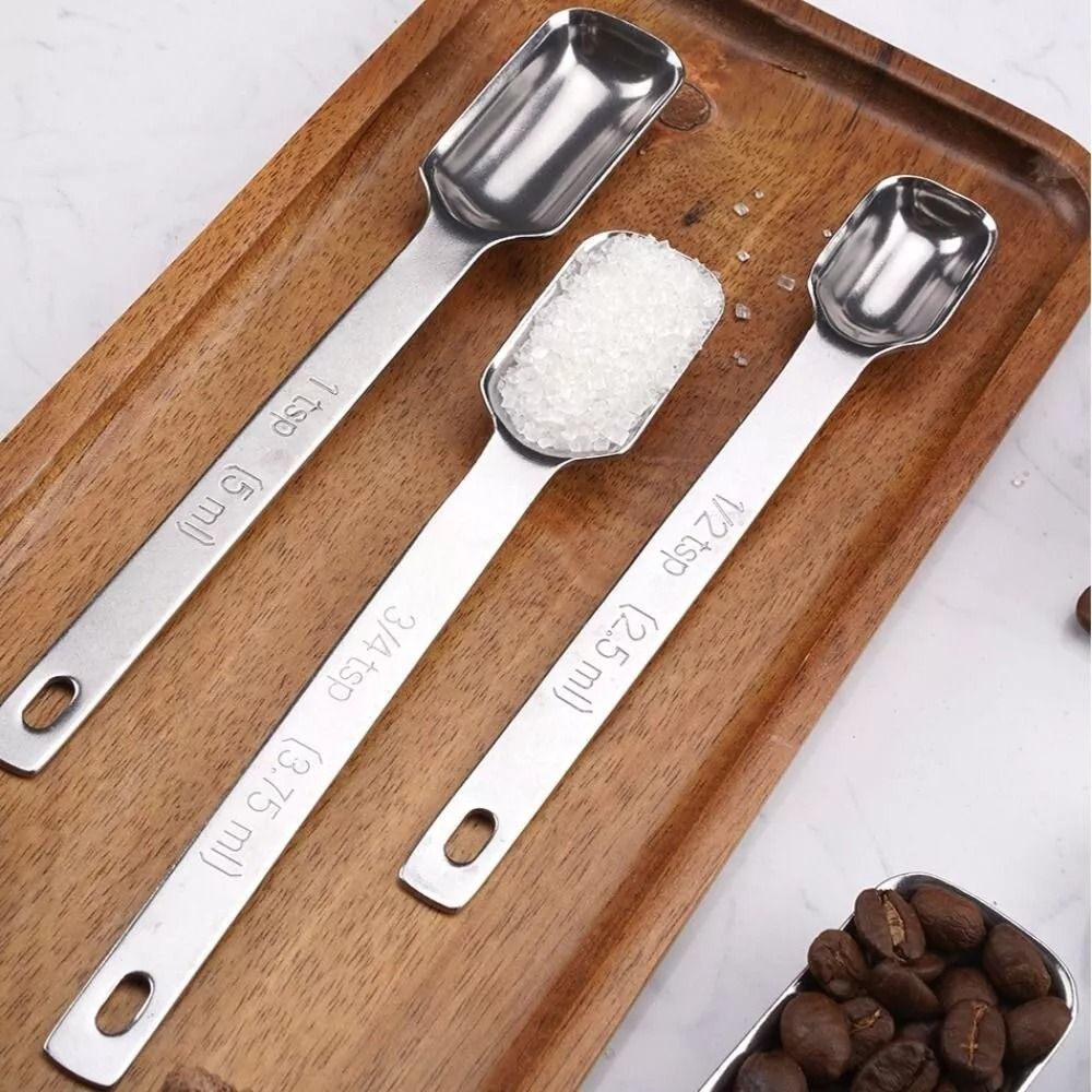 6Pcs Stainless Steel Measuring - Commercial Kitchen Products avaliação e preço