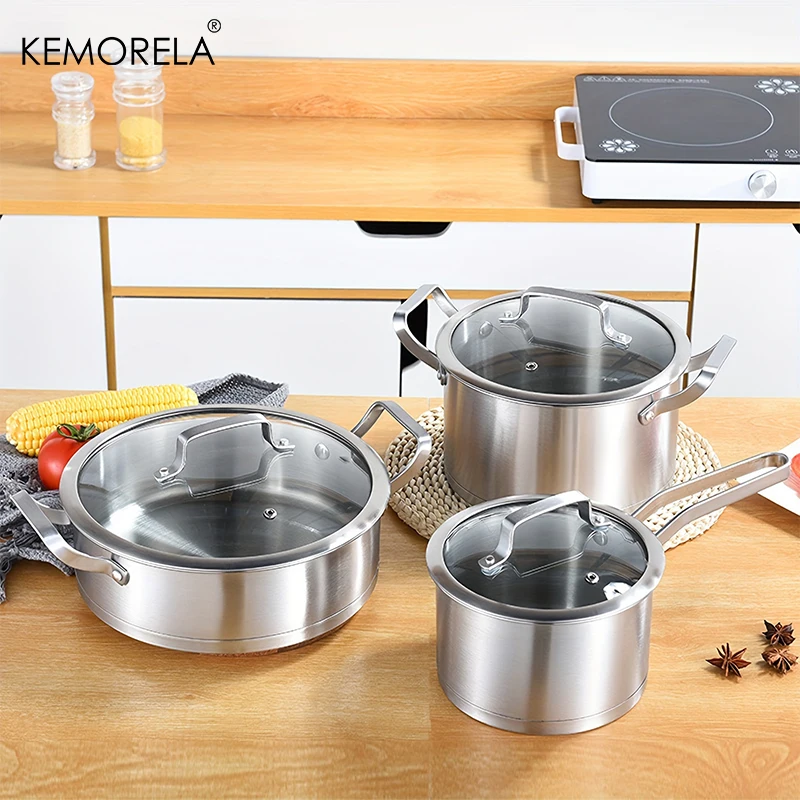 16/20/24cmStainless Steel Pot  - Soup Kettle Warmer avaliação e preço