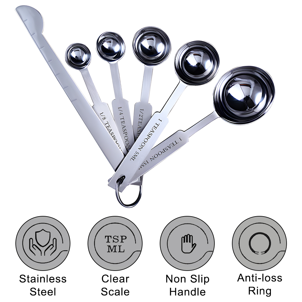 Stackable Measuring Cups and S - Commercial Kitchen Products avaliação e preço