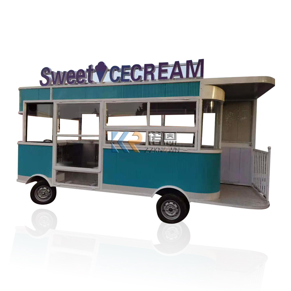 In Stock 5M Mobile Food Truck  - Commercial Kitchen Trailer avaliação e preço