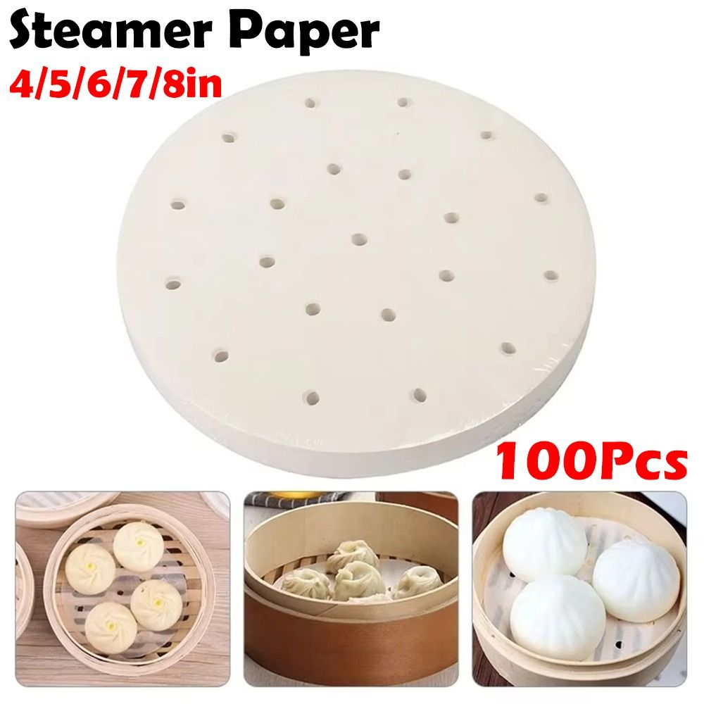 100Pcs Steamed Paper Steamed B - Commercial Kitchen Supplies avaliação e preço