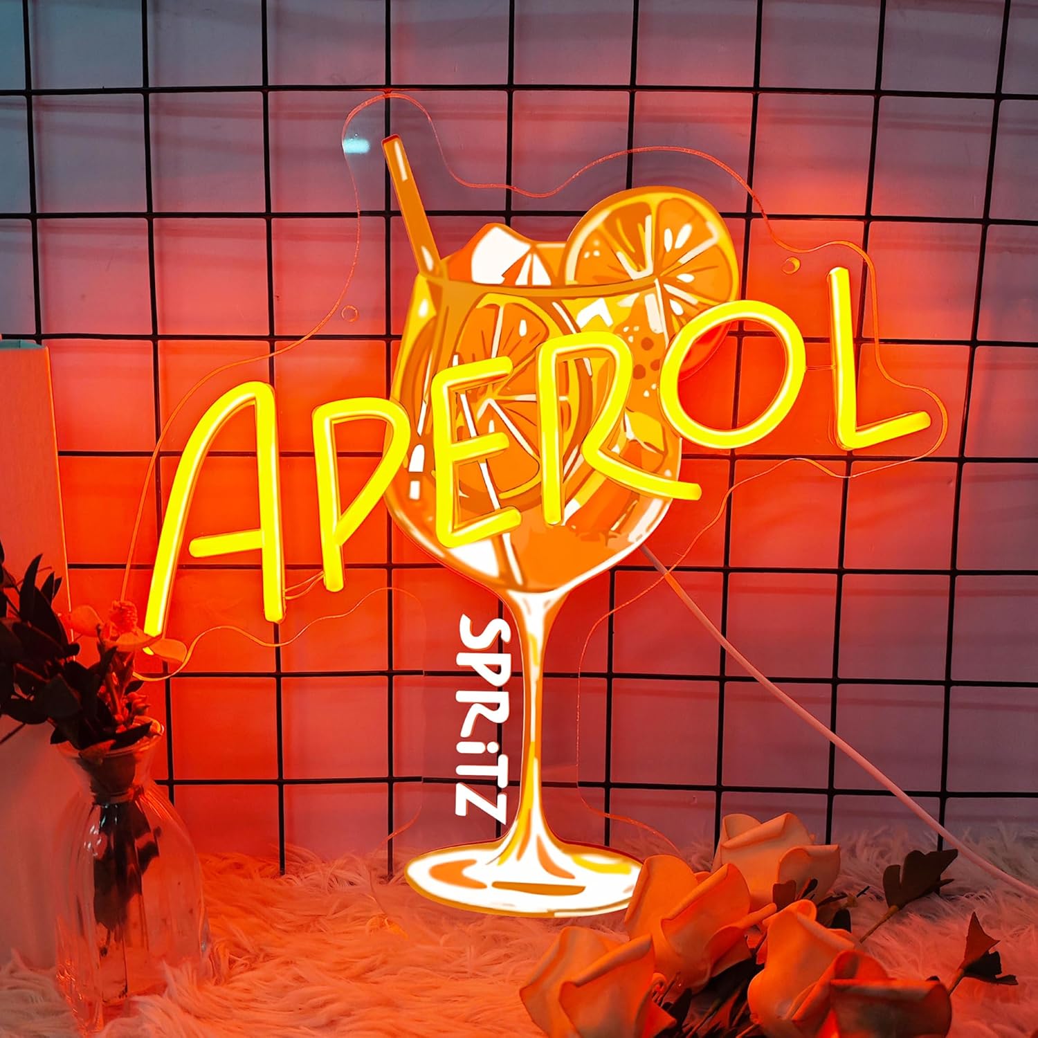 Aperol Spritz Neon Sign LED Co - Commercial Kitchen Light avaliação e preço